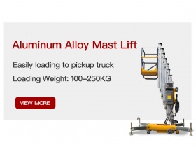 One Man Single Mast Vertical Aluminum Lift for Sale